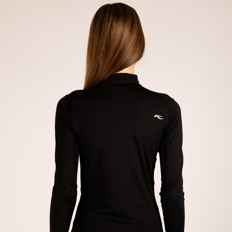 Womens Base Layer Turtleneck Black
