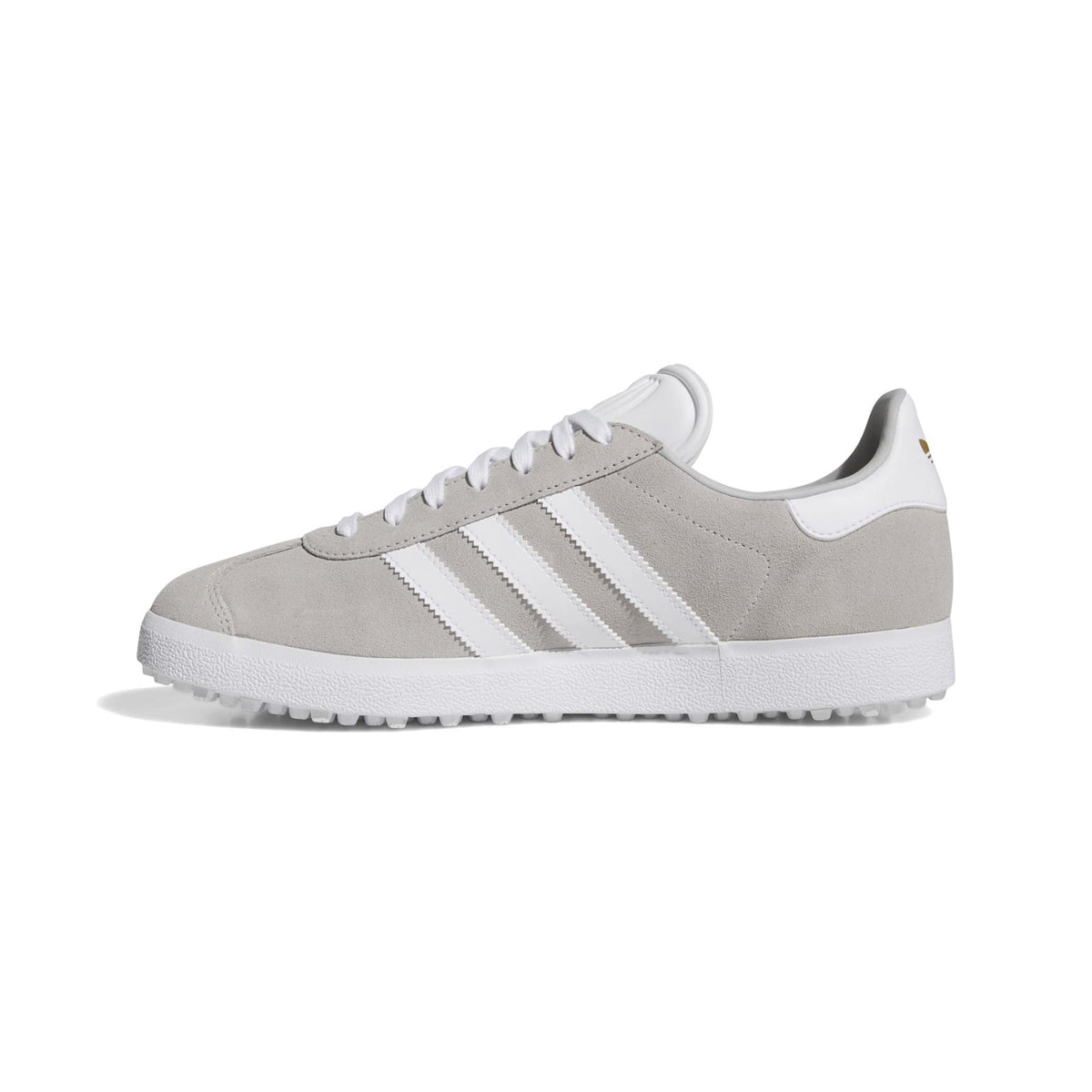 Gazelle Spikeless Golf Shoes Gray/White/Gold