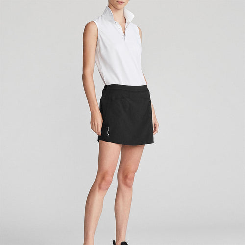 Womens Aim Skort 15" Polo Black
