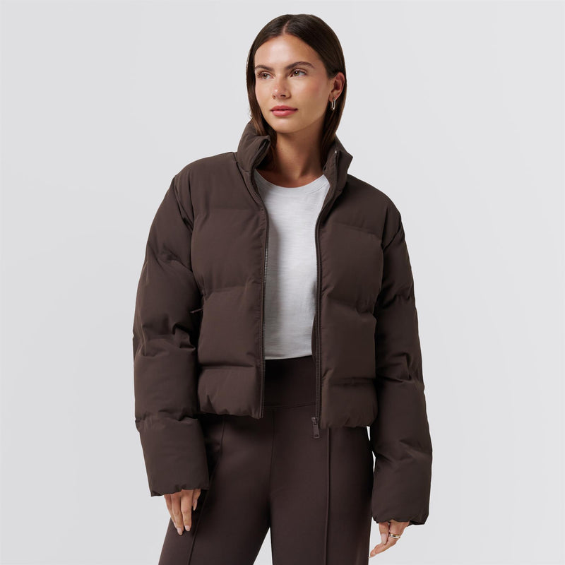 Womens Moontide Bonded Jacket Coffee Grounds
