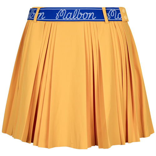 Womens Joelle Pleated Skirt Gold - SS25