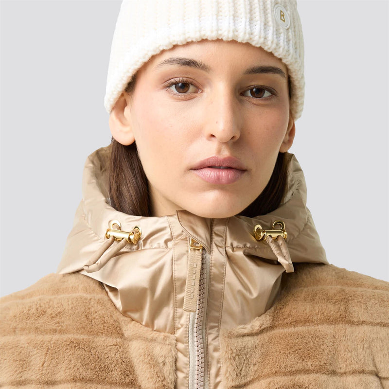 Womens Yumi Outdoor Vest Beige