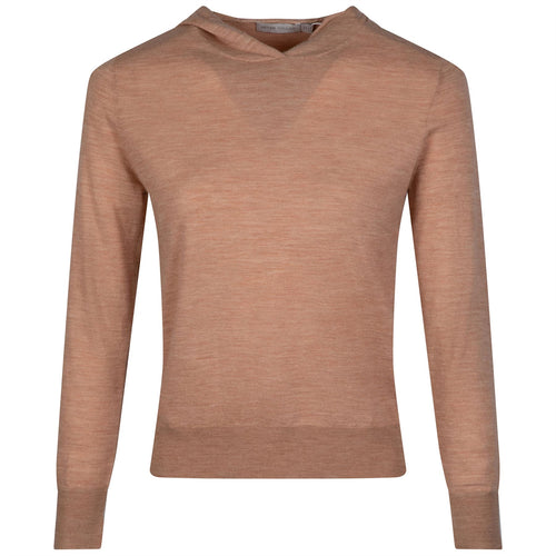 Womens Excursionist Flex Popover Hoodie Camel - AW23