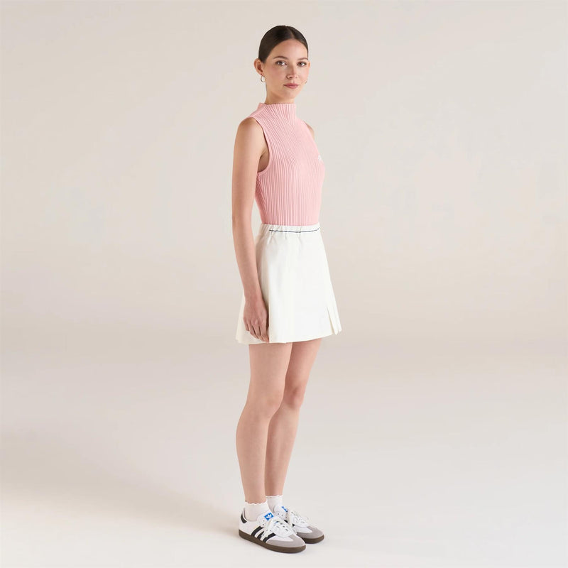 Womens Ace Sleeveless Mockneck II Dusty Rose
