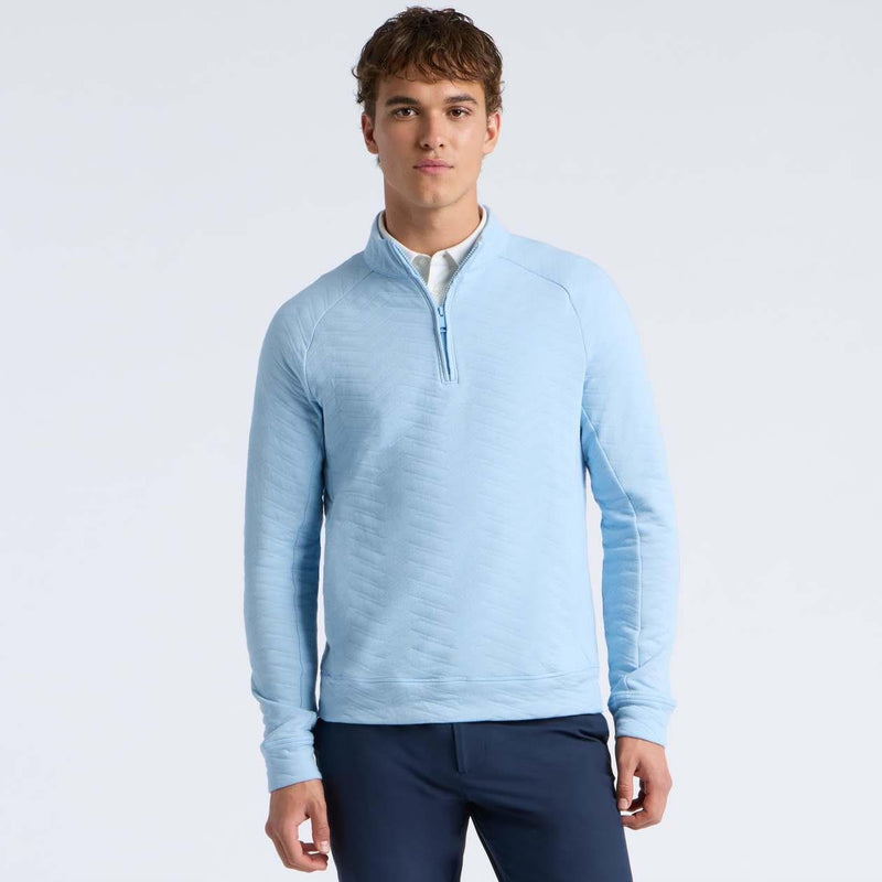 Dunes Cotton Quilted Quarter Zip Baja