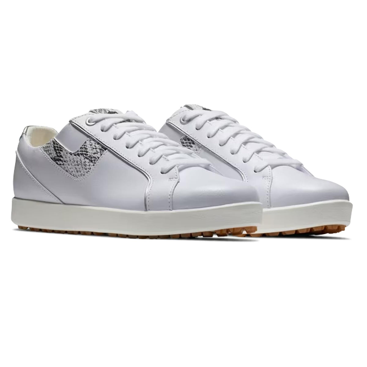 Womens Links Golf Shoe White/Snake Print