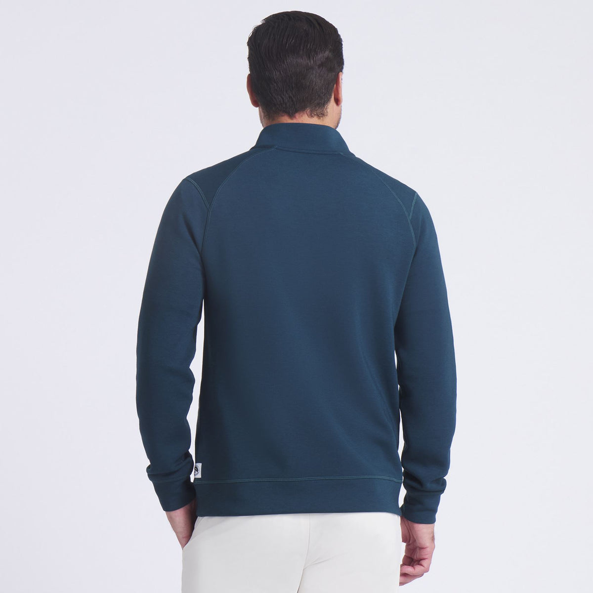 x RC Cloudspun Fleece Quarter Zip Green Terrain