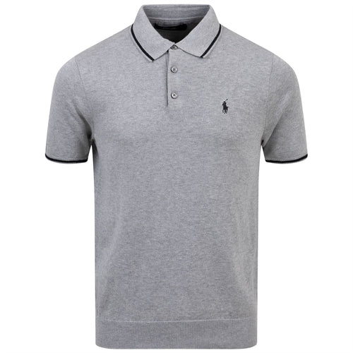 Performance Polo-Collar Sweater Andover Heather - SS24