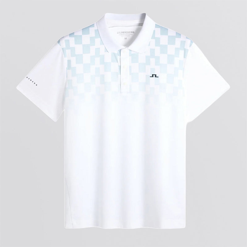 Finn Print Polo Finn Fade White