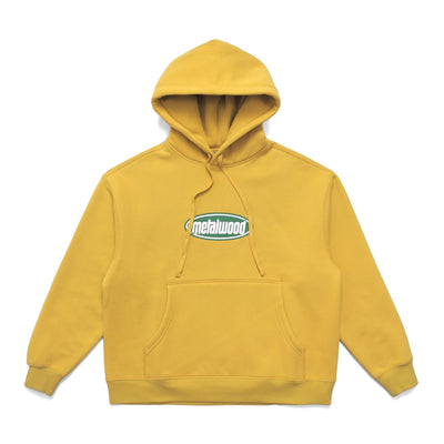 Oval Logo Hooded Sweatshirt Yellow