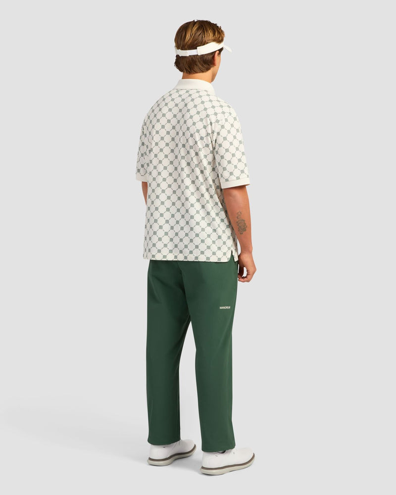 GOAT Pique Polo Monogram