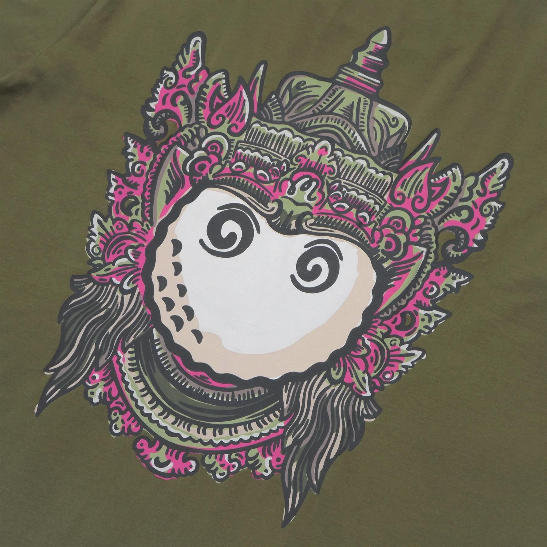 Malbon Golf Barong Buckets T-Shirt Military Green