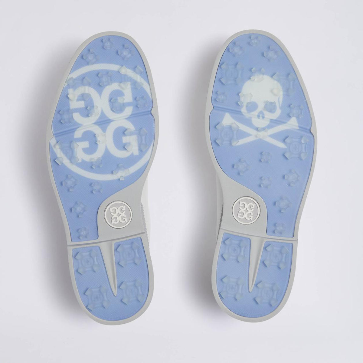 Gallivanter Leather Brogue Golf Shoes Snow/Nimbus