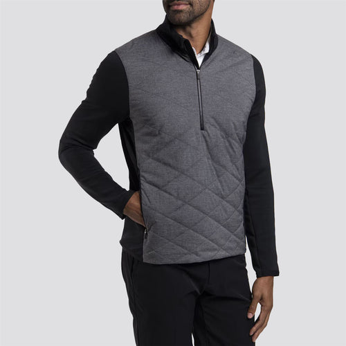 Release Half Zip Mid Layer Black/Black Melange
