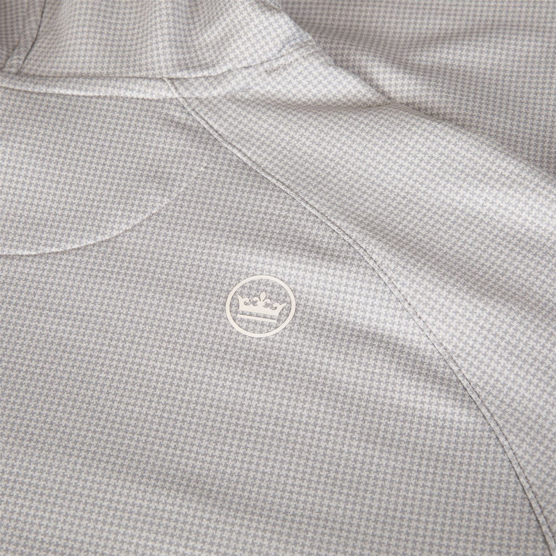 Pine Houndstooth Performance Hoodie Gale Gray