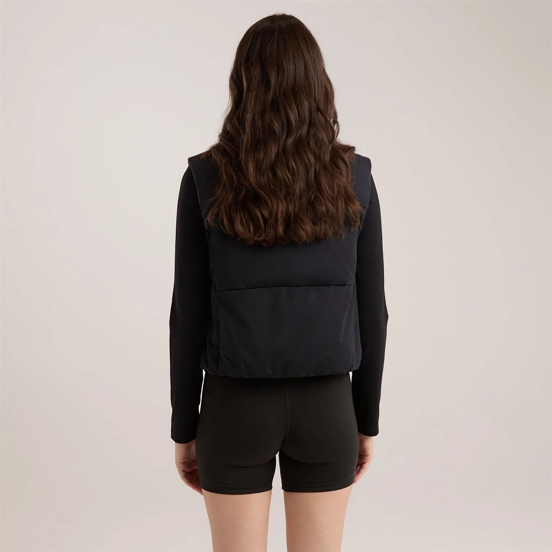 【MALBON GOLF】 [WOMENS COLLECTION] Ines Puffer Vest■WOMAN Malbon Golf Ines Puffer Vest Black | TRENDYGOLF USA