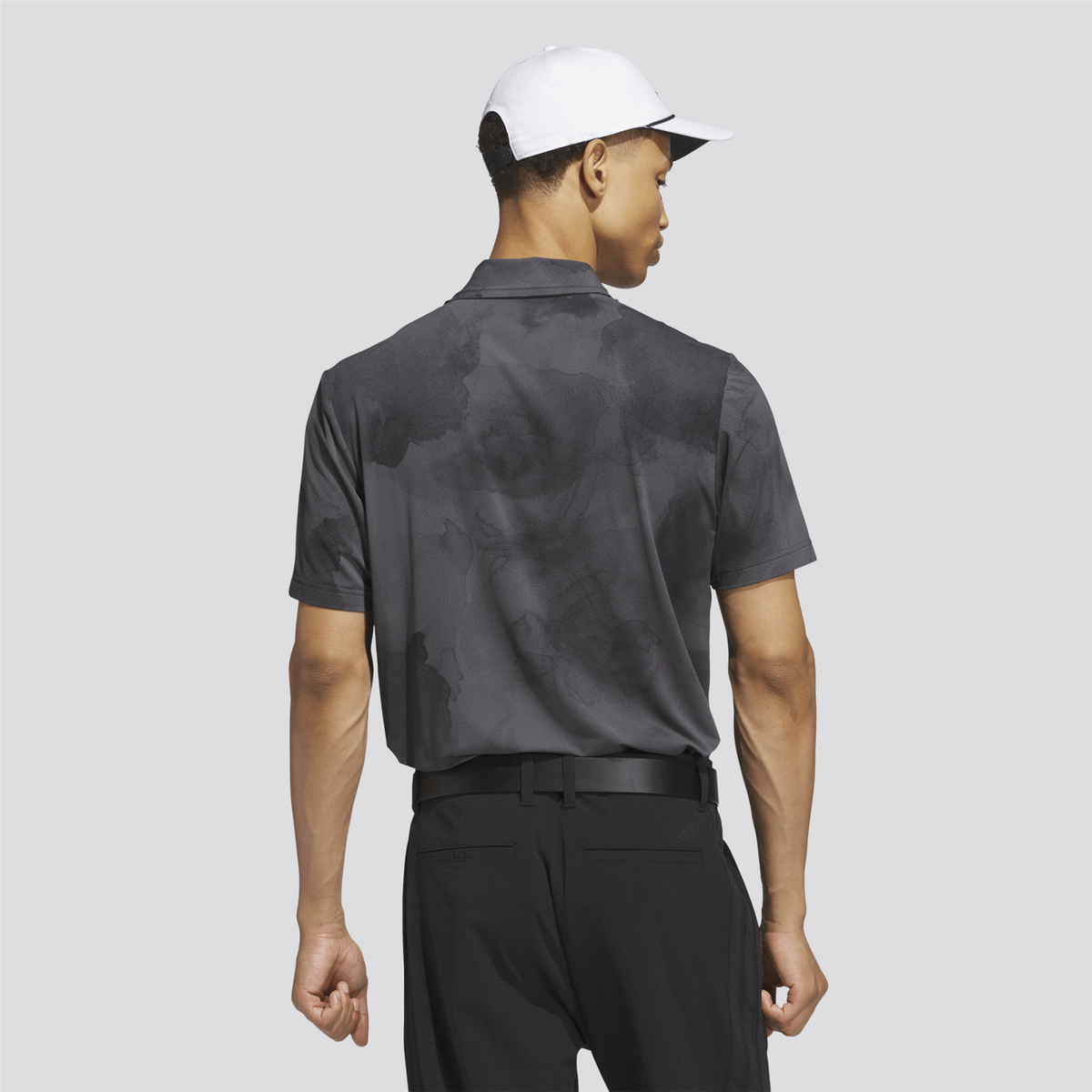 Ultimate365 Printed Tour Polo Black/Gray