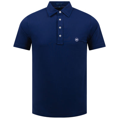 Soul Tailored Fit Performance Mesh Polo Navy - 2024