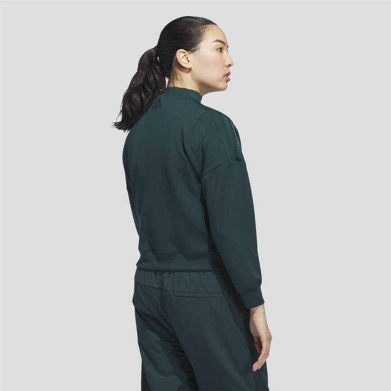 Womens Beyond The Course Spacer Mock Layer Sweater