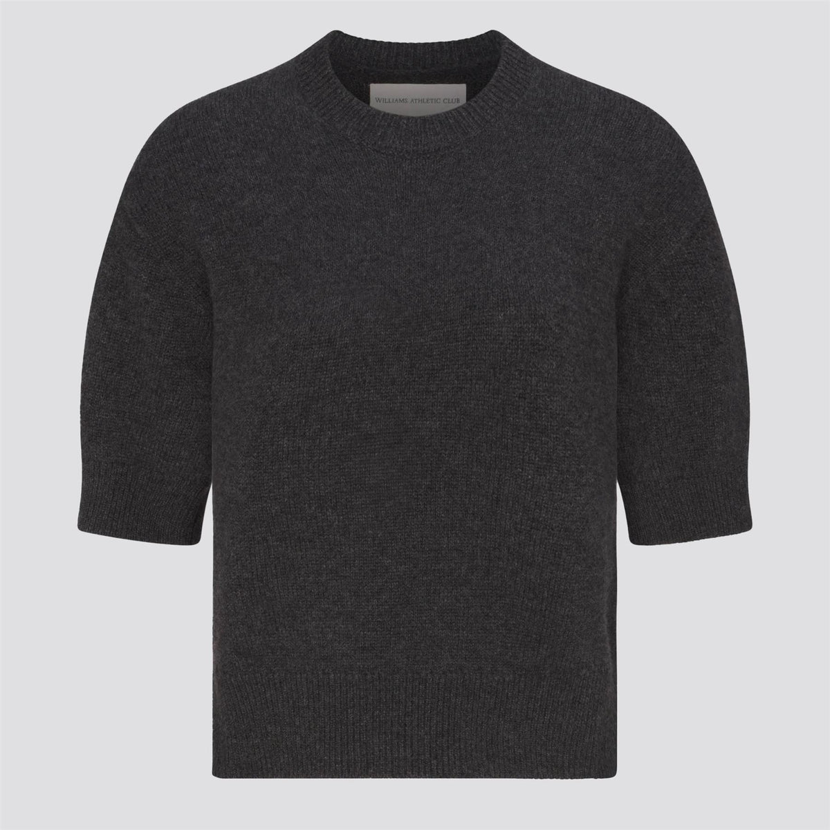 Womens Sally Cashmere Crew Black Heather