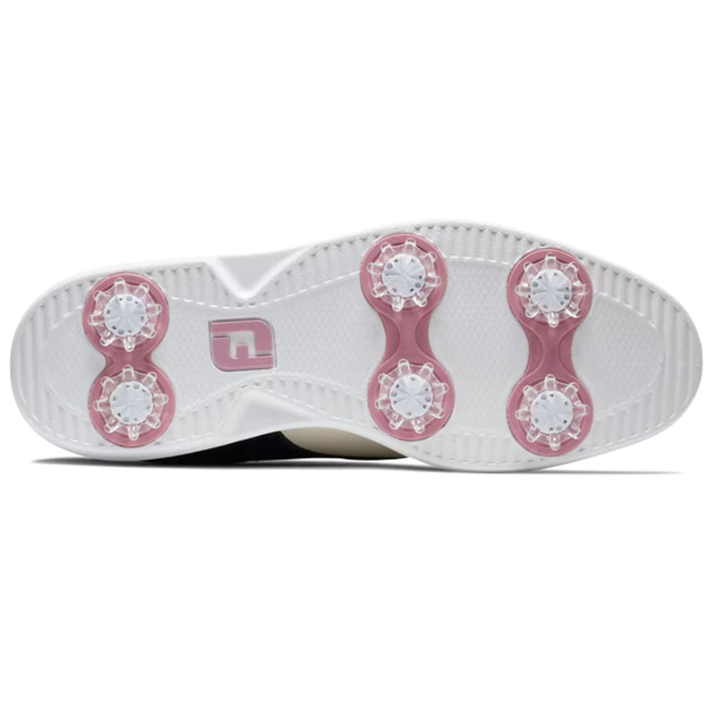 Womens Traditions Spikeless Golf Shoes Vanilla/Navy/White