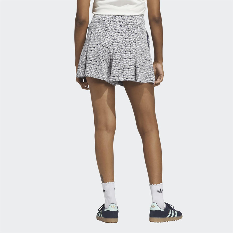 Womens Originals All Over Skort Chalk White/Night Indigo