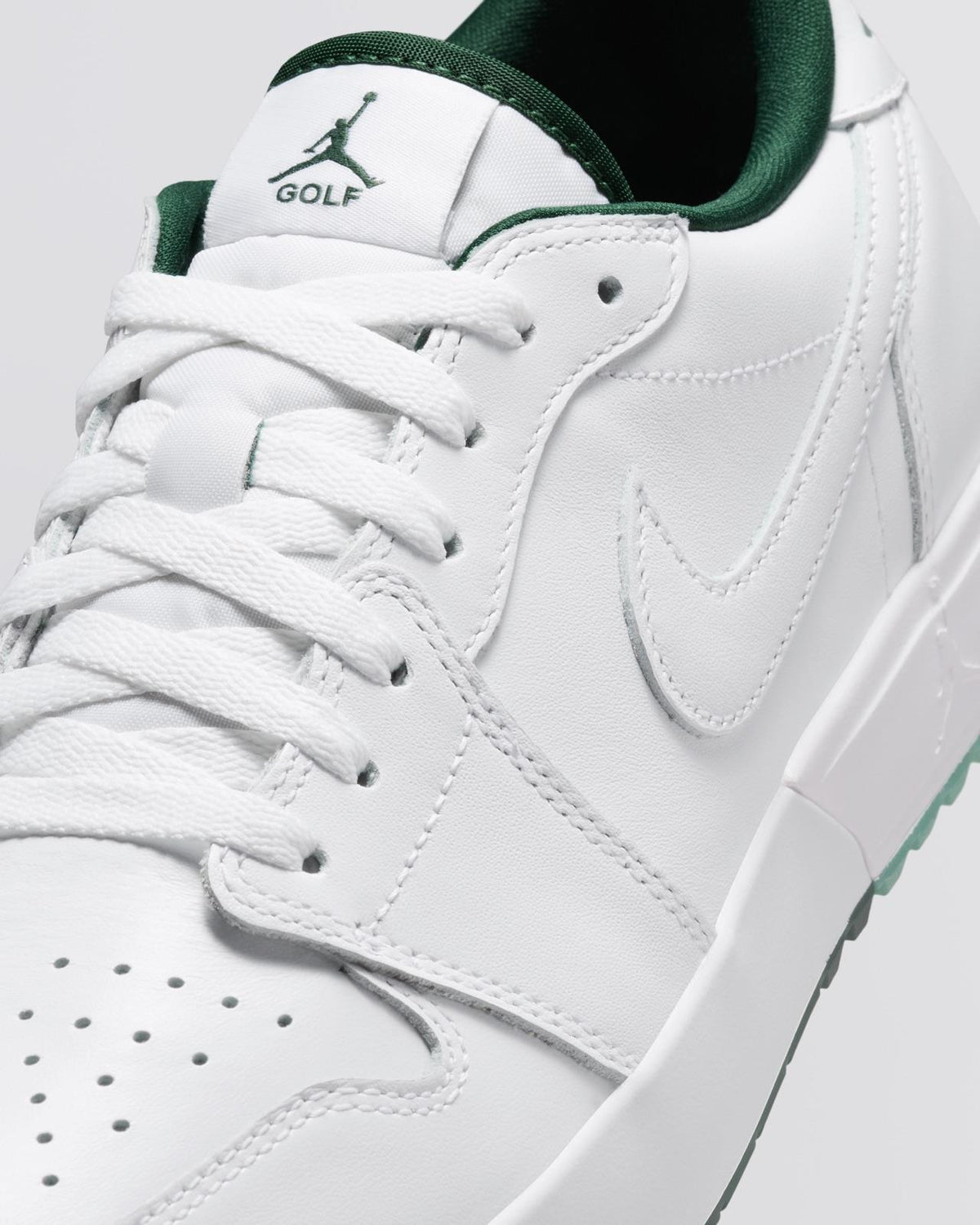 Air Jordan 1 Low Spiked Golf Shoes White
