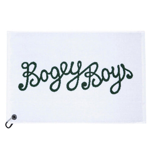 Script Golf Towel White - 2024