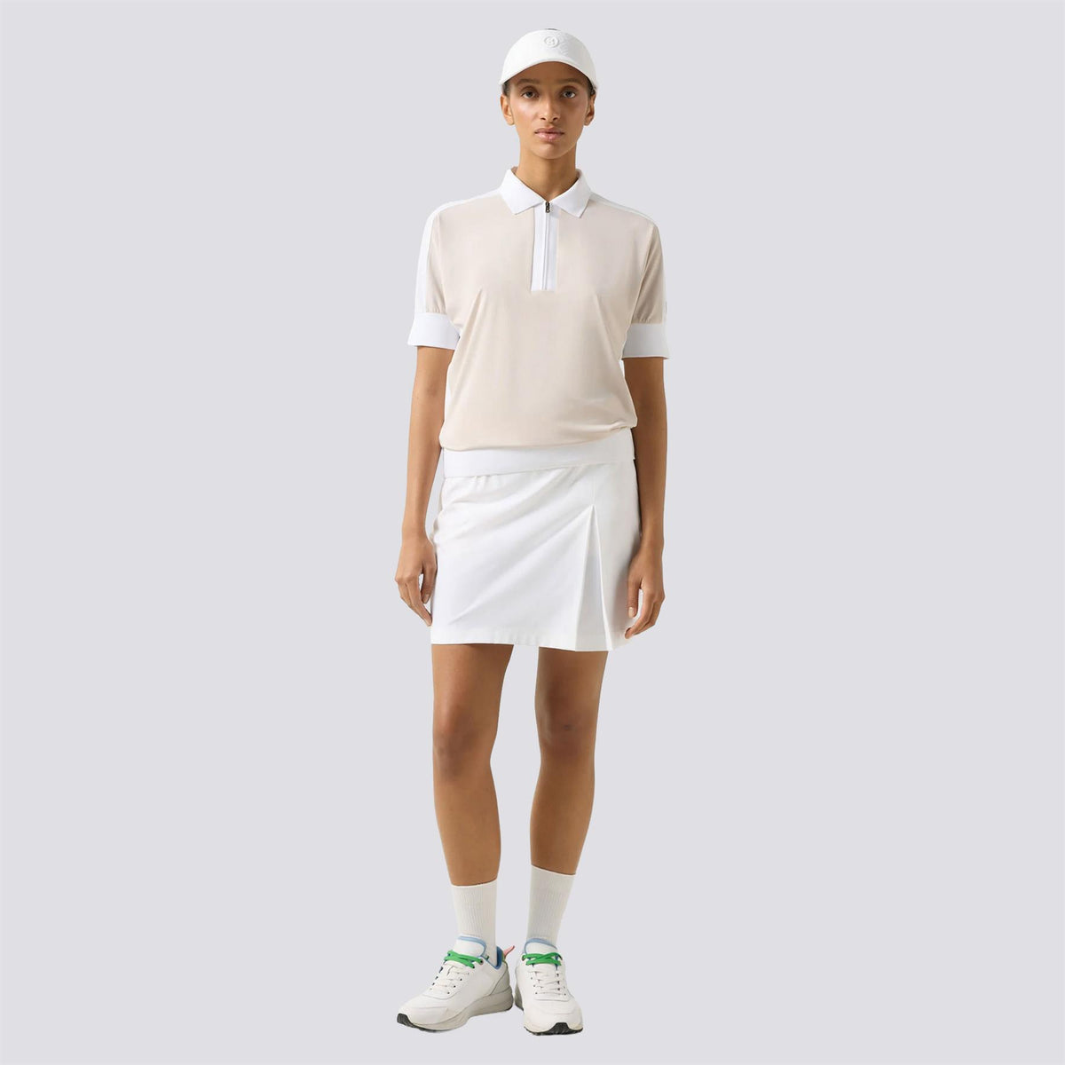 Womens Arabell Zip Polo Bast