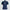 Contrast Sleeve Tech Pique Quarter Zip Polo Twilight