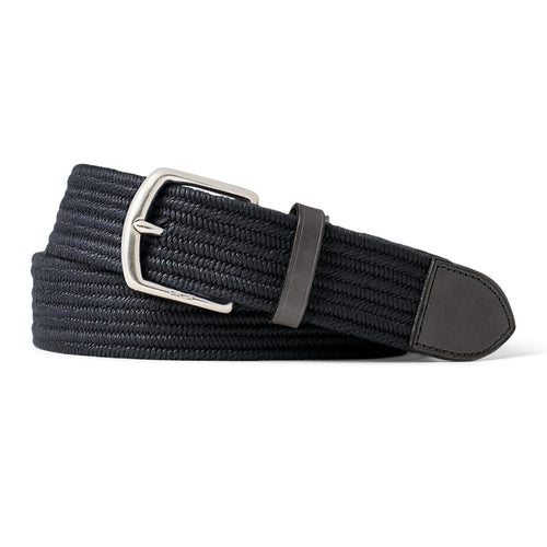 RLX Braided Stretch Belt Polo Black - 2025