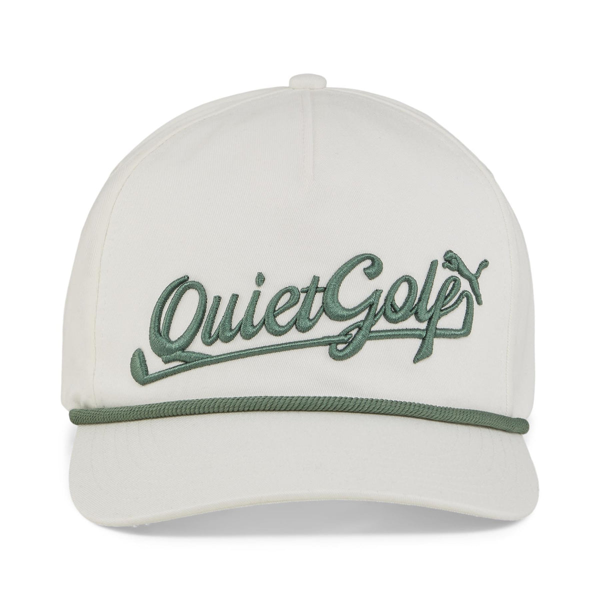 X QGC Rope Cap Warm White/Deep Forest