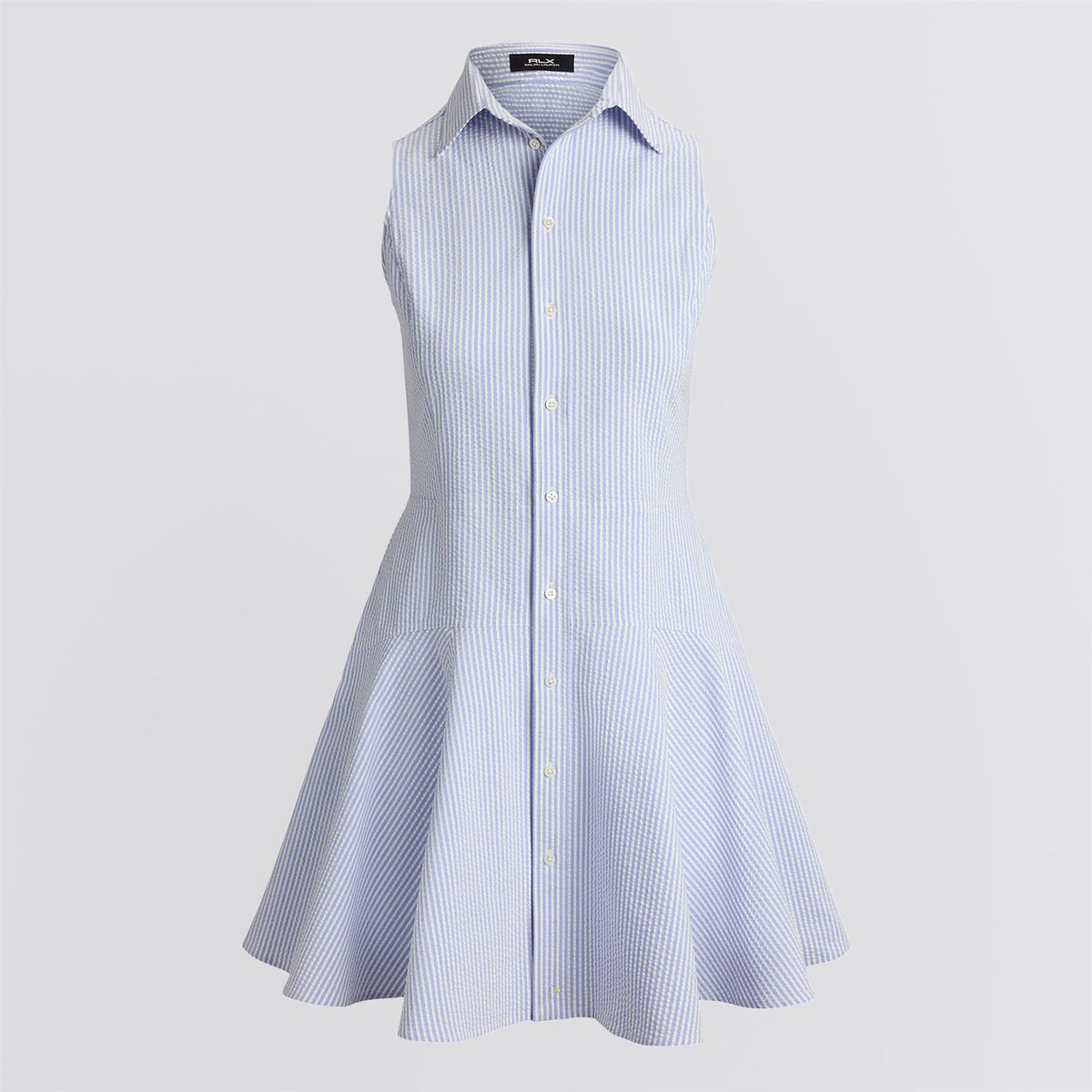 Ralph Lauren RLX Women's Seersucker SL Mist/Ceramic White –