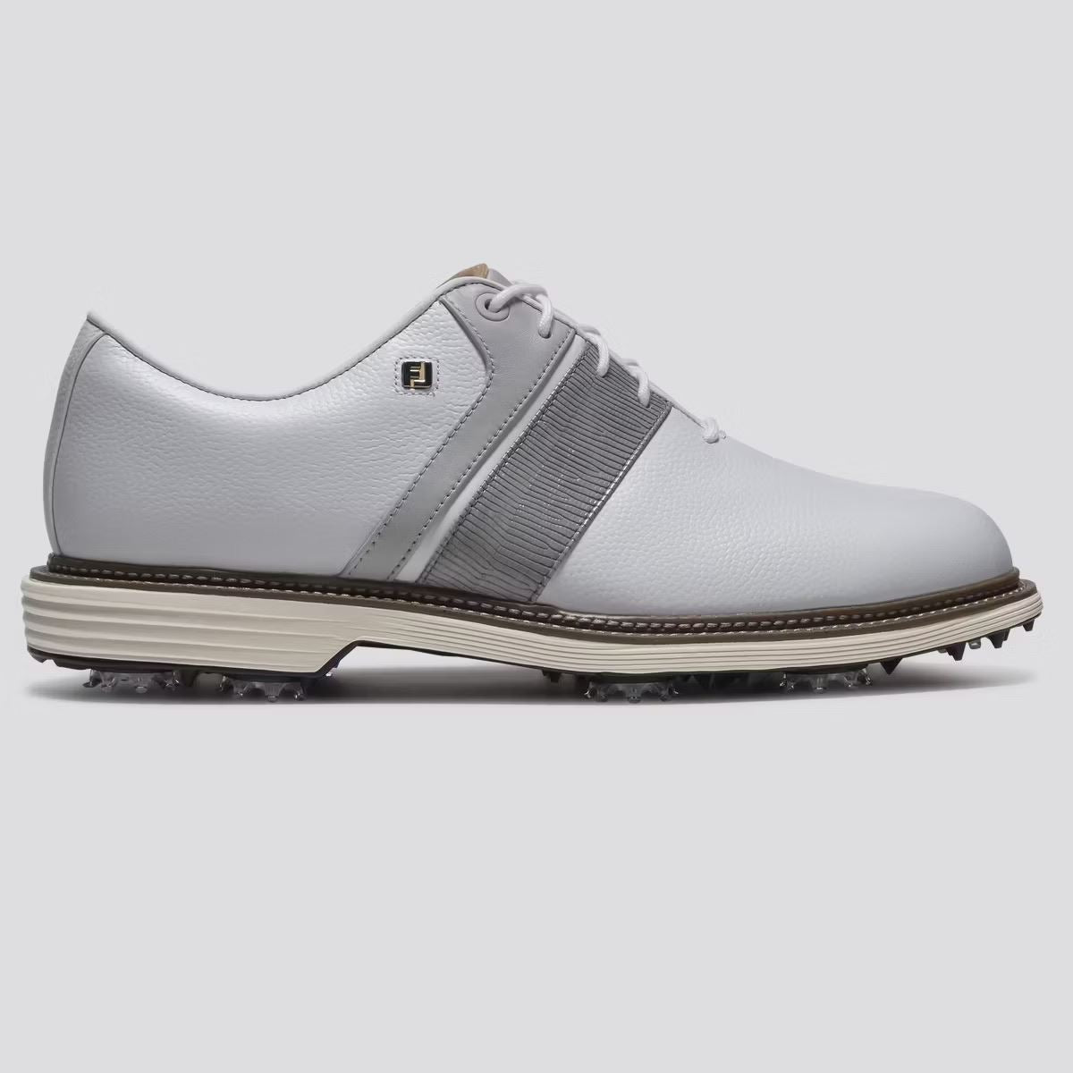 Premiere Series Packard Cleated Laced Golf Shoes White/Grey/Navy
