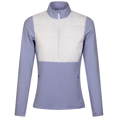 Womens Althea Half Zip Mid Layer Lavender - SS24
