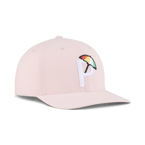 x AP Seersucker Six Panel Cap Pale Pink - SS25