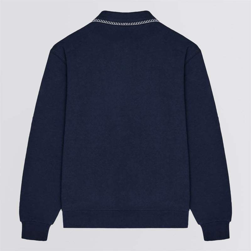 Maxwell Full Zip Sweater Navy
