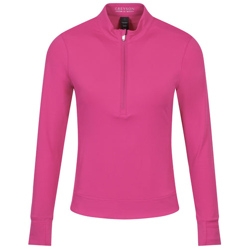 Womens Halley II Quarter Zip Lychee - SS25