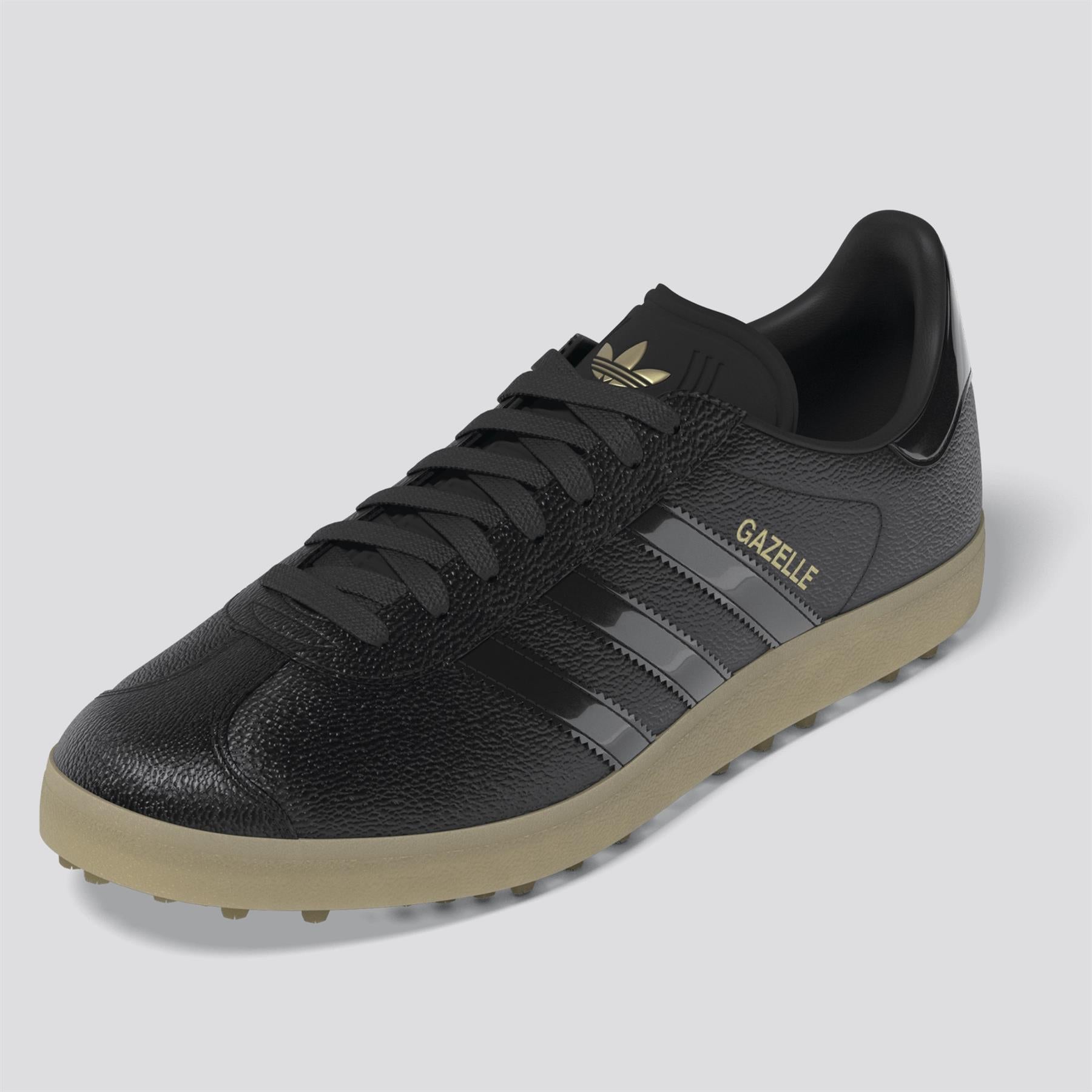 adidas Golf Originals Gazelle Lux Golf Shoes Black/Gum