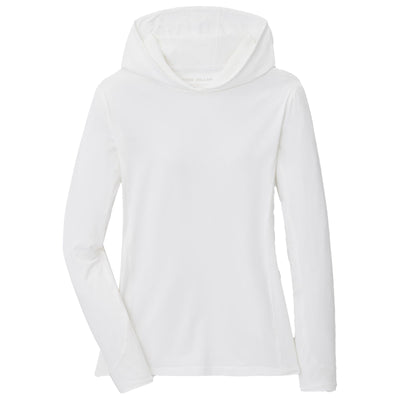 Womens Lightweight Hooded Long Sleeve Sun Shirt White - SS24