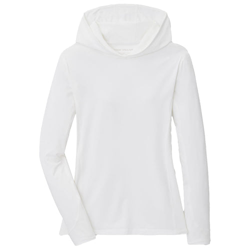 Womens Lightweight Hooded Long Sleeve Sun Shirt White - SS24