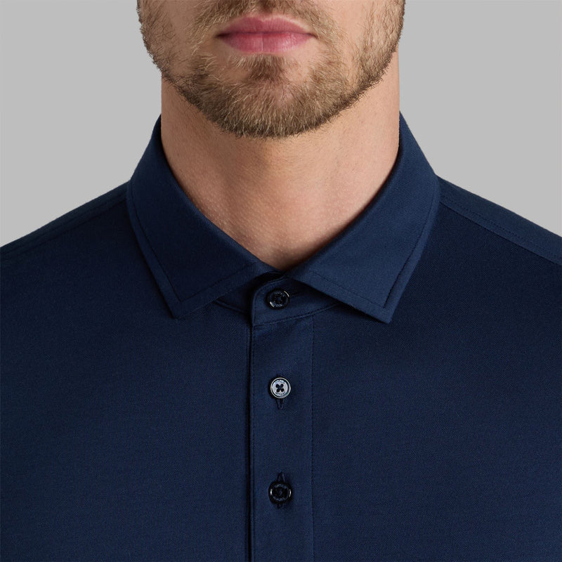 All Play Fine Stretch Pique Polo Twilight