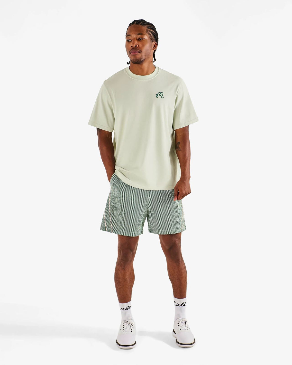 Bermuda Palms Tee Green Tint
