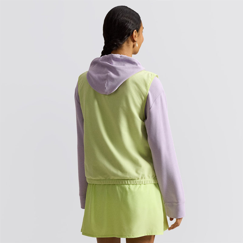 RLX Womens Full Zip Quilted Hybrid Vest Light Lime
