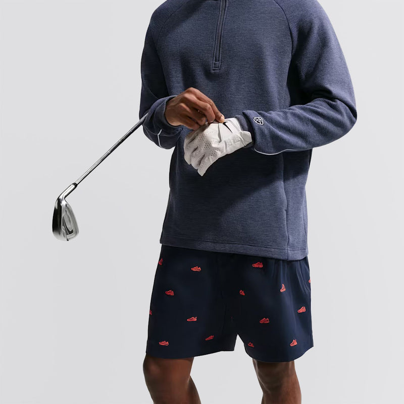 Dri-FIT Par 5 6.5-Inch Golf Shorts College Navy/Black/Hot Lava