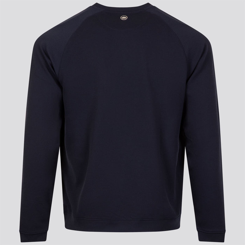 Cradle Pique Performance Crewneck Navy