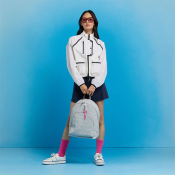 G/FORE Contrast Stretch Cropped OPS Windbreaker Snow