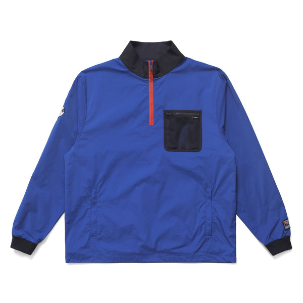 Malbon Golf Cascade Quarter Zip Windshirt Jacket Royal
