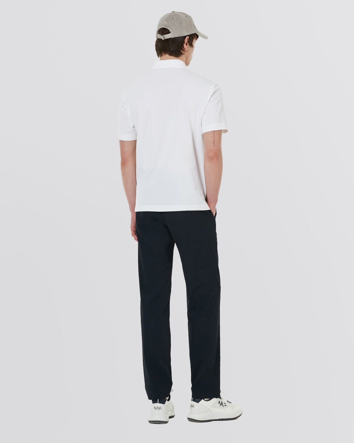 Noa Knit Polo White