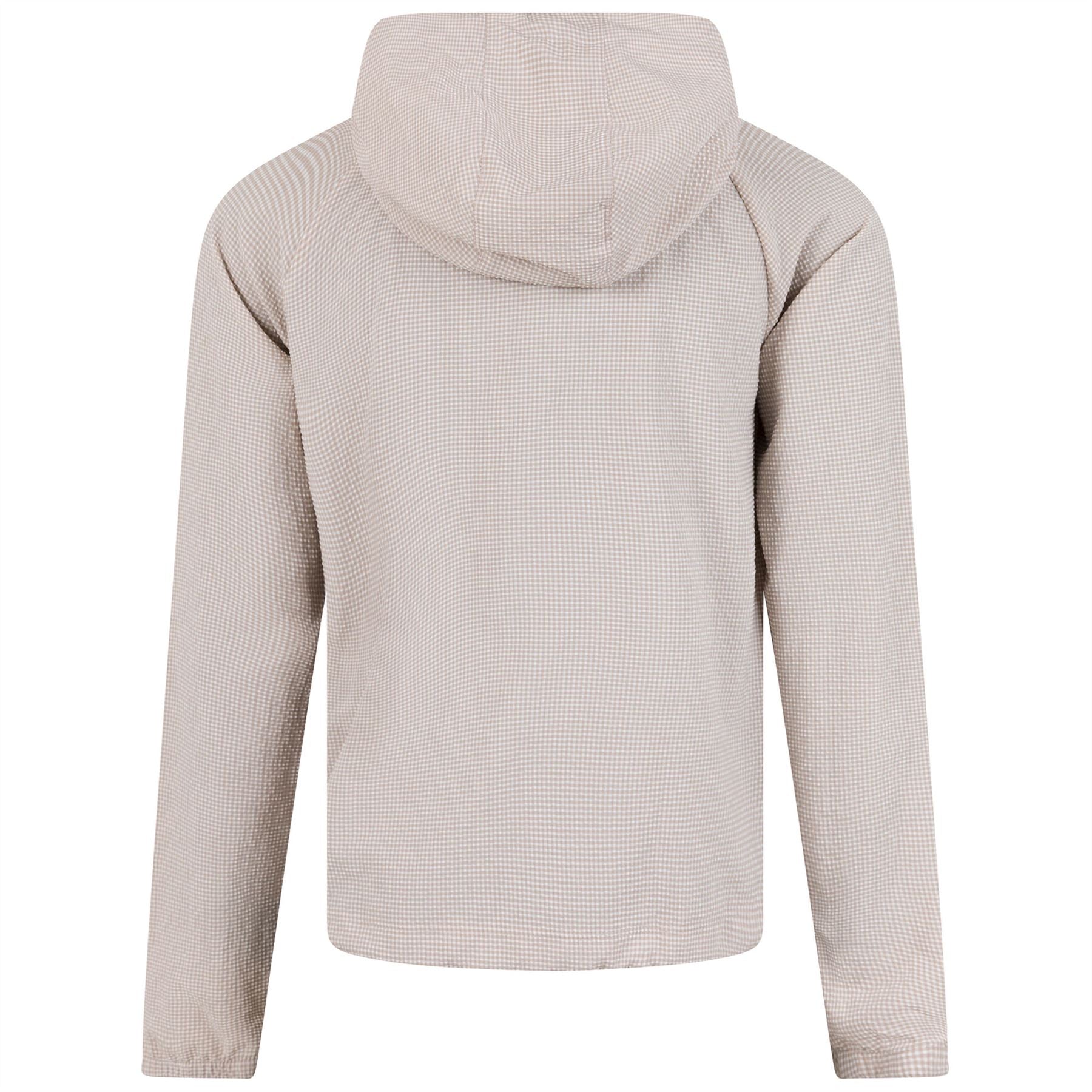 adidas Searsucker Quarter Zip Hoodie Wonder Taupe | Jackets